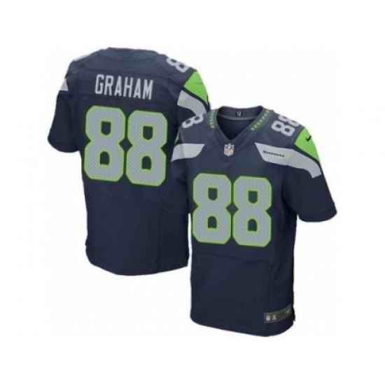 Youth Nike Seattle Seahawks 80 Jimmy Graham Blue NFL Jersey